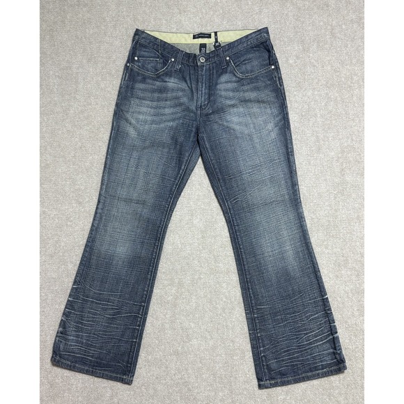 INC International Concepts Jeans Mens 32x30 Rio Embroidered Pocket Distressed De - Picture 1 of 6